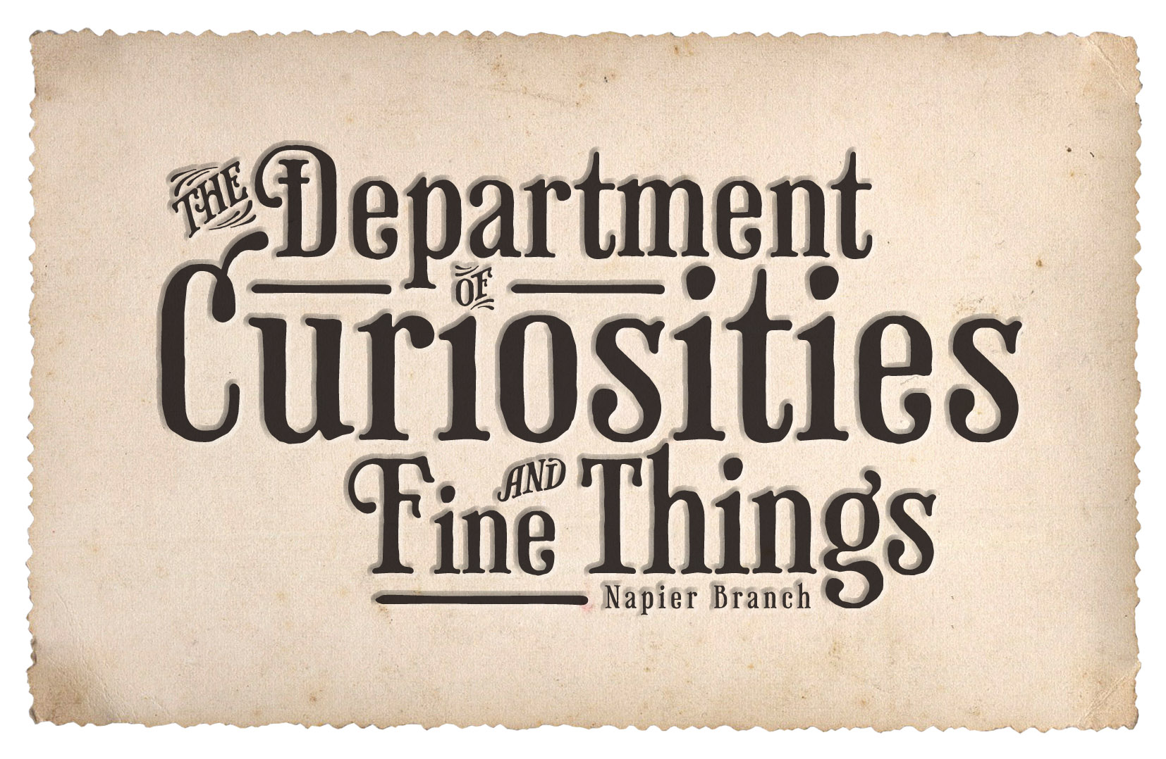 The Department of Curiosities and Fine Things